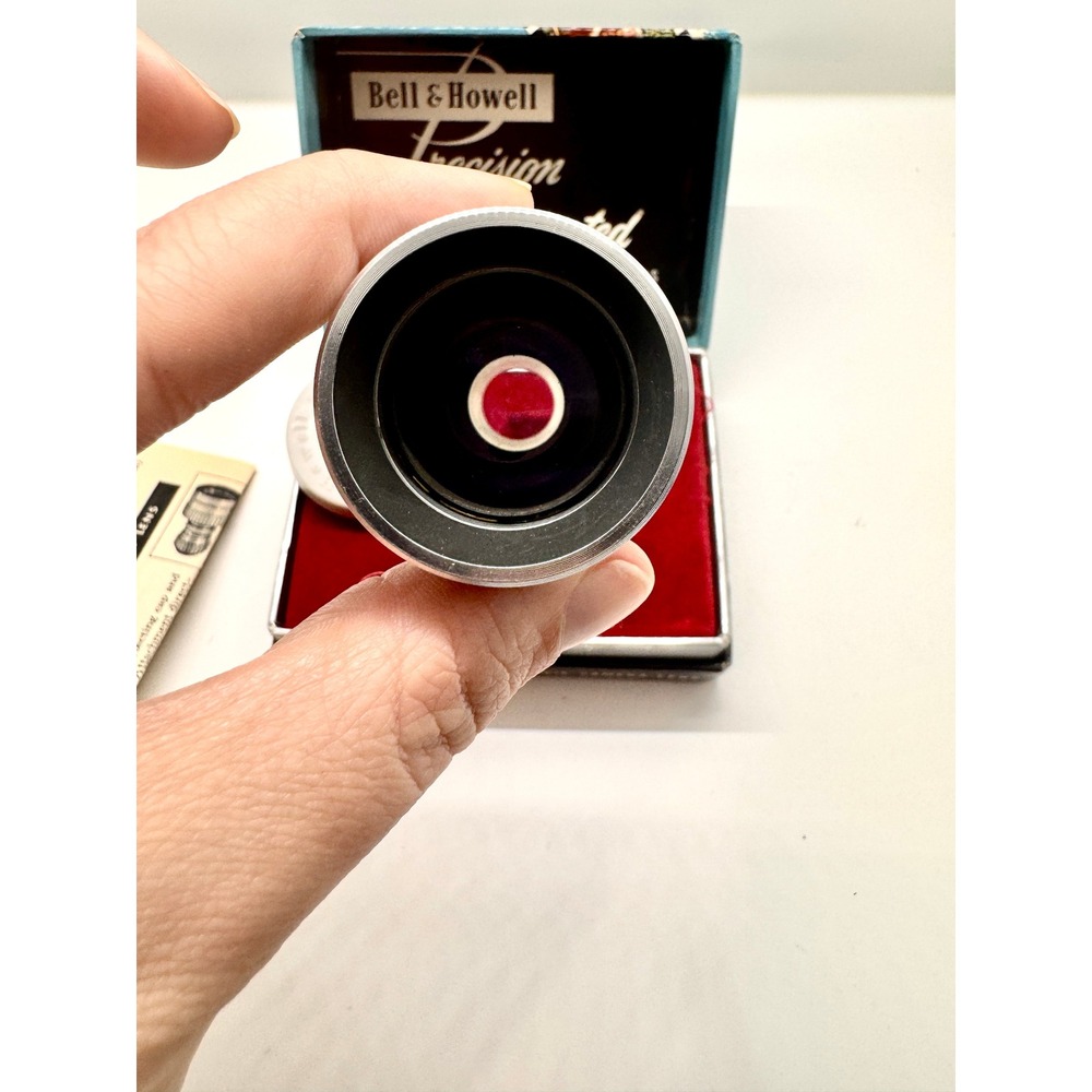 Vintage Bell & Howell 2.5x Telephoto Attachment Movie Camera Lens with Box - Picture 7 of 16